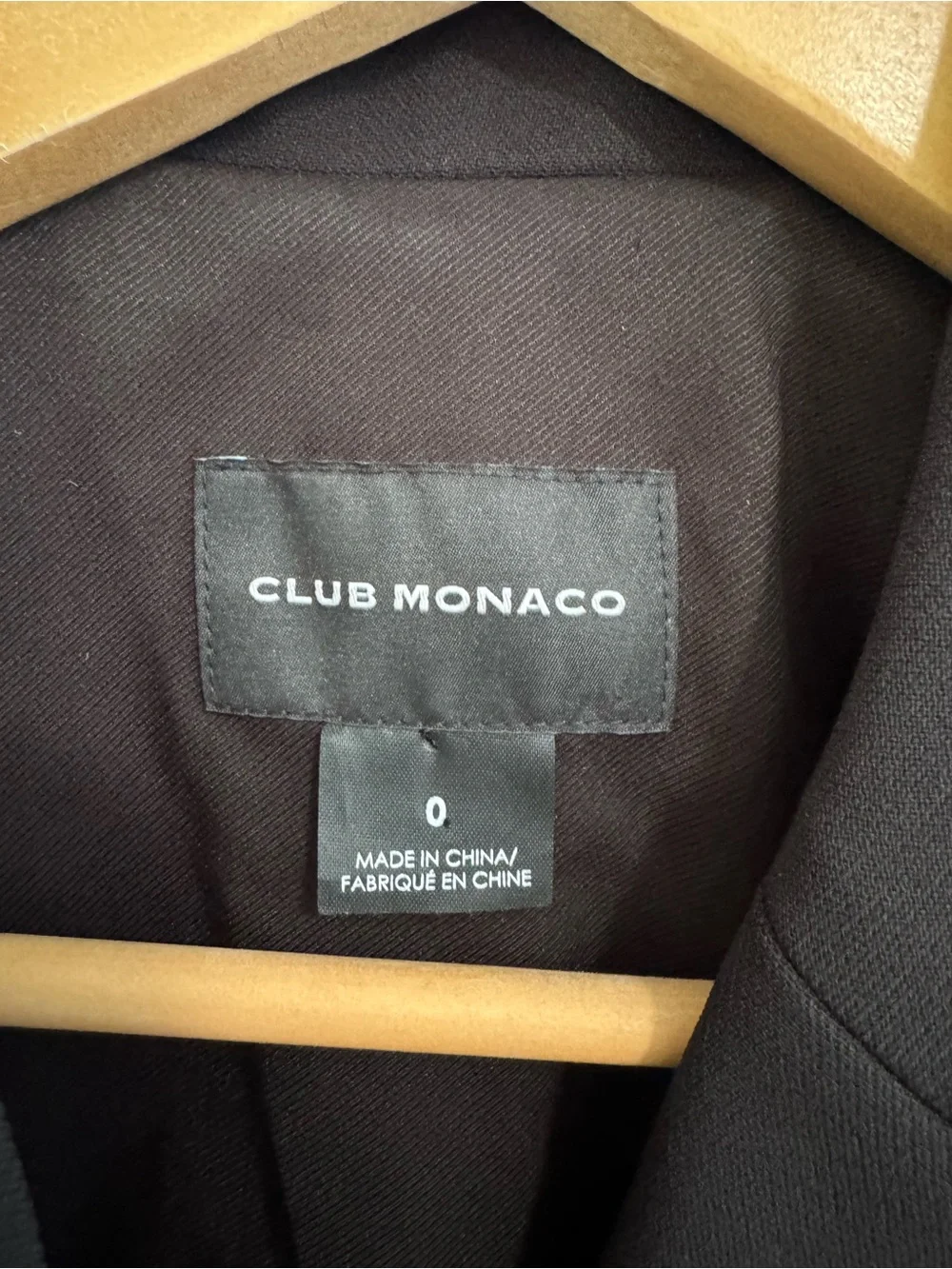 Club Monaco Double Breasted Blazer